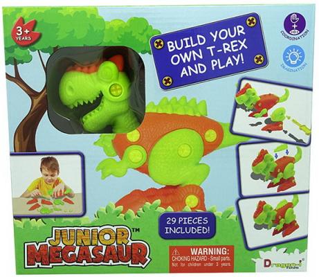 Интерактивная игрушка Junior Megasaur Собери динозавра от 3 лет разноцветный