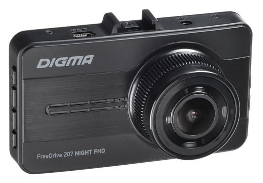 Видеорегистратор Digma FreeDrive 207 Night FHD черный 2Mpix 1080x1920 1080p 150гр. GP6248