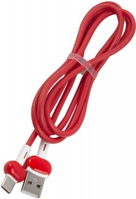 Кабель Type-C 1м Red Line Candy круглый красный УТ000021994