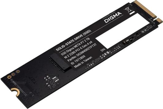 Твердотельный накопитель SSD M.2 2 Tb Digma Meta P7 Read 7300Mb/s Write 6400Mb/s TLC DGSM4002TP73T