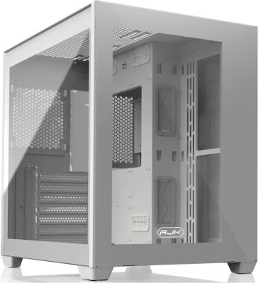 PAEAN C7 WHITE (ATX; Type C + USB3.0 port; Tempered glass at side & front; 3.5 HDDx2 + 2.5 SSD/HDDx2; Dust filter on top & bottom; 7 PCI slots; Solid foot design)
