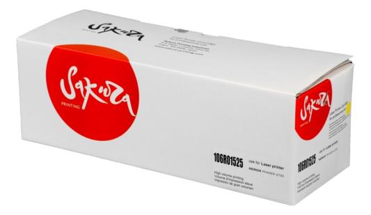 Картридж Sakura 106R01525 для XEROX Phaser6700, желтый, 12000 к.