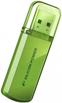 Внешний накопитель 8GB USB Drive <USB 2.0> Silicon Power Helios 101 Green