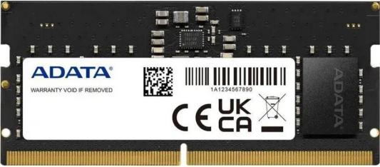 Модуль памяти ADATA 8GB ADATA DDR5 4800 SO DIMM Non-ECC, CL40, 1.1V, Bulk