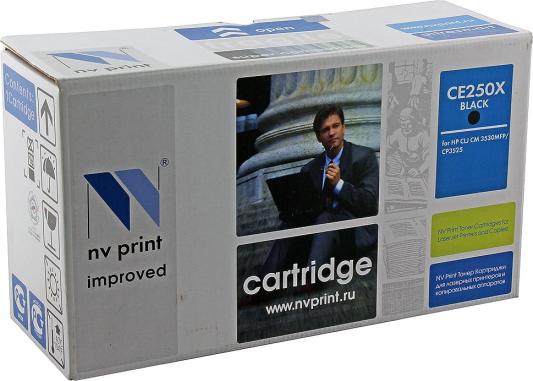 Картридж NV-Print CE250X черный для HP Color LJ CM3530 CP3525dn
