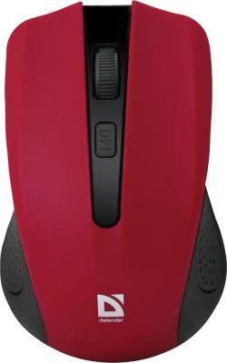 Мышь беспроводная Defender Accura MM-935 красный USB 52937